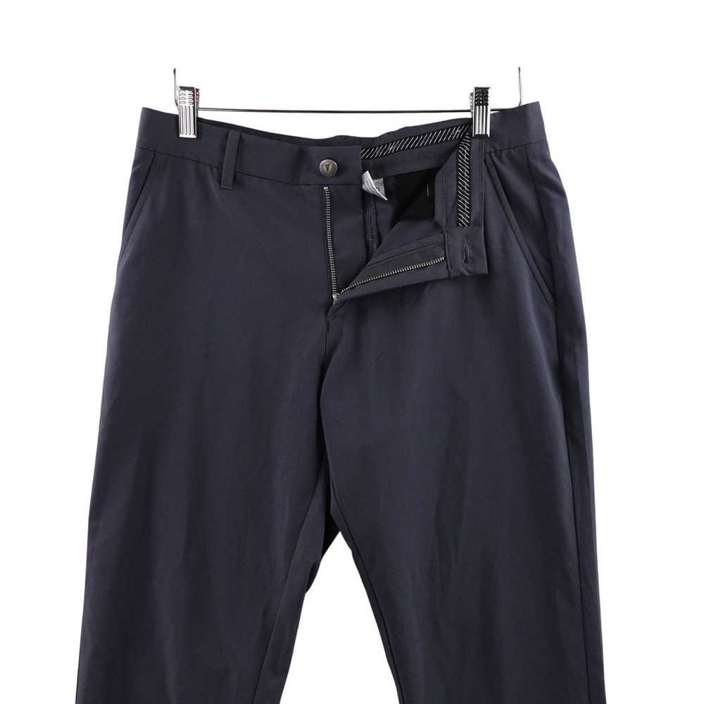 PRIMO Men's Charcoal Gray Golf Pants Size 32 Regular Zipper Ankle Performance