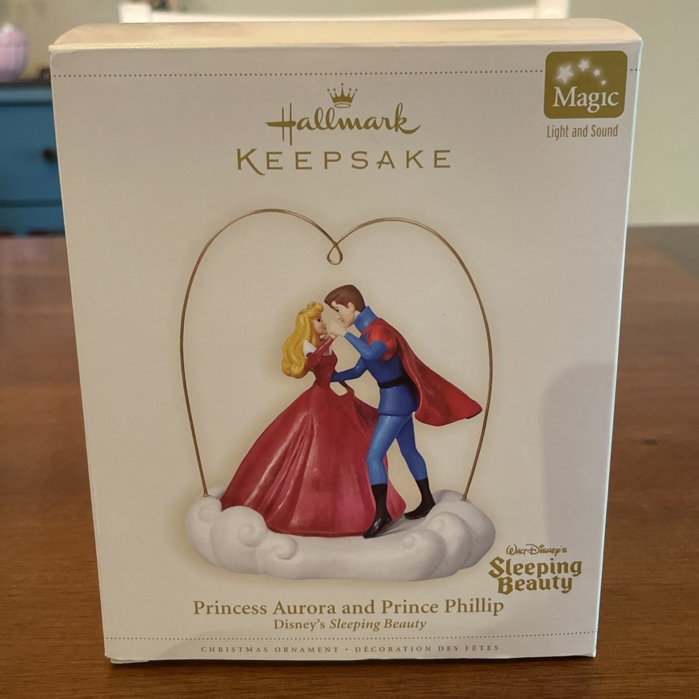 Hallmark Keepsake Princess Aurora & Prince Phillip Sleeping Beauty Ornament