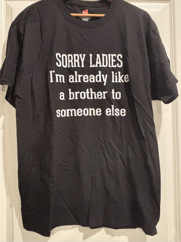 Sorry Ladies T-Shirt - Large Size Casual Fit