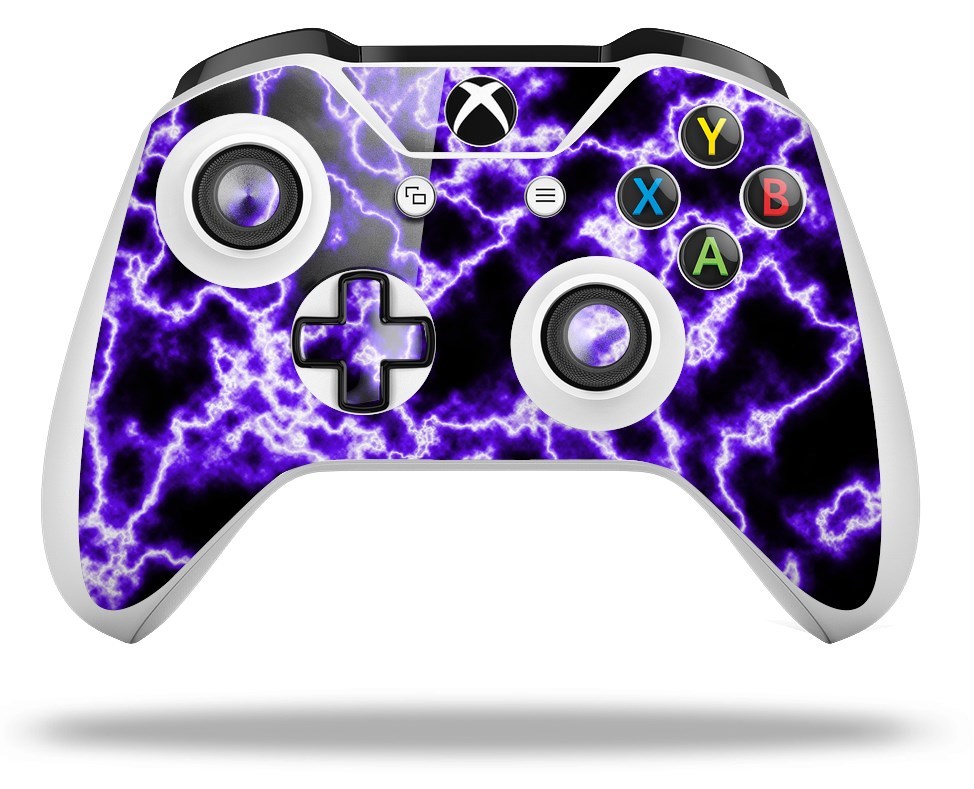 Skin for XBOX One S X Controller Electrify Purple Vinyl Decal