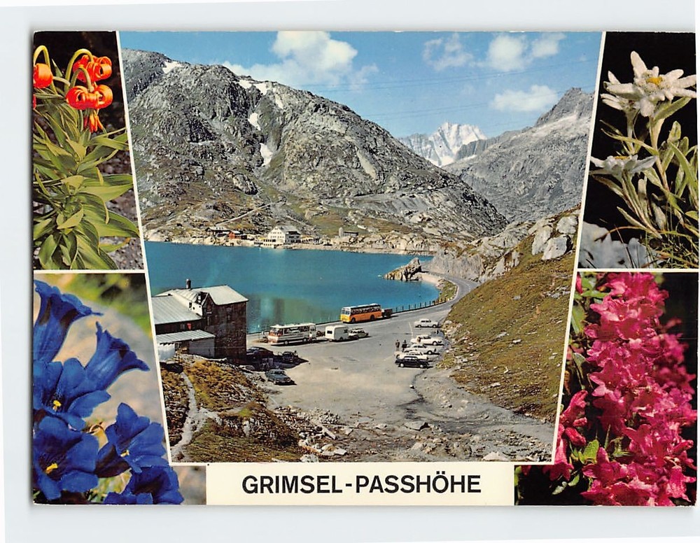 Postcard Grimsel Pass Switzerland