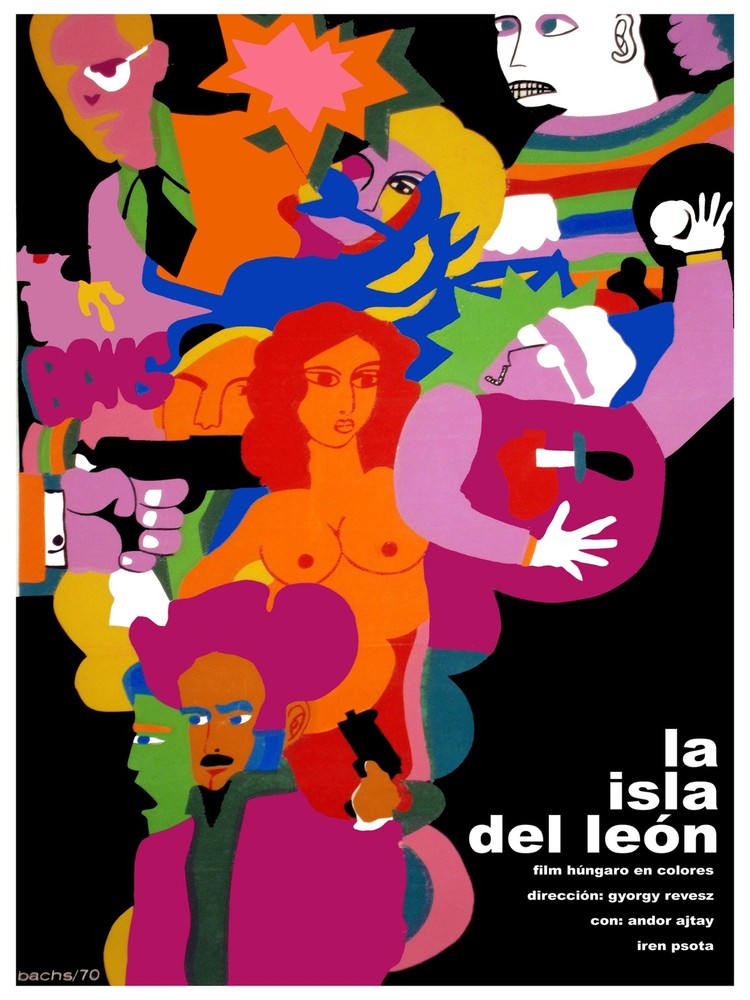 La Isla del Leon film Hungaro Decoration Poster.Graphic Art Interior design 3487