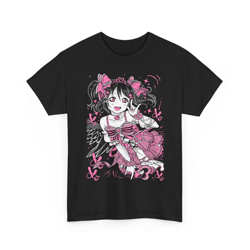 Love Live T-shirt, Graphic Tee, Nico Yazawa Shirt, Unisex Cotton Top, Anime Fan