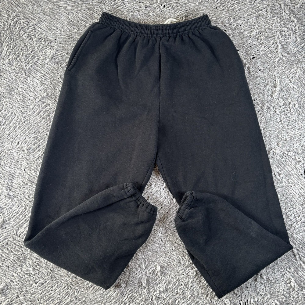 Vintage Russell Athletics Sweatpants Mens Large Black Activewear Training 90s