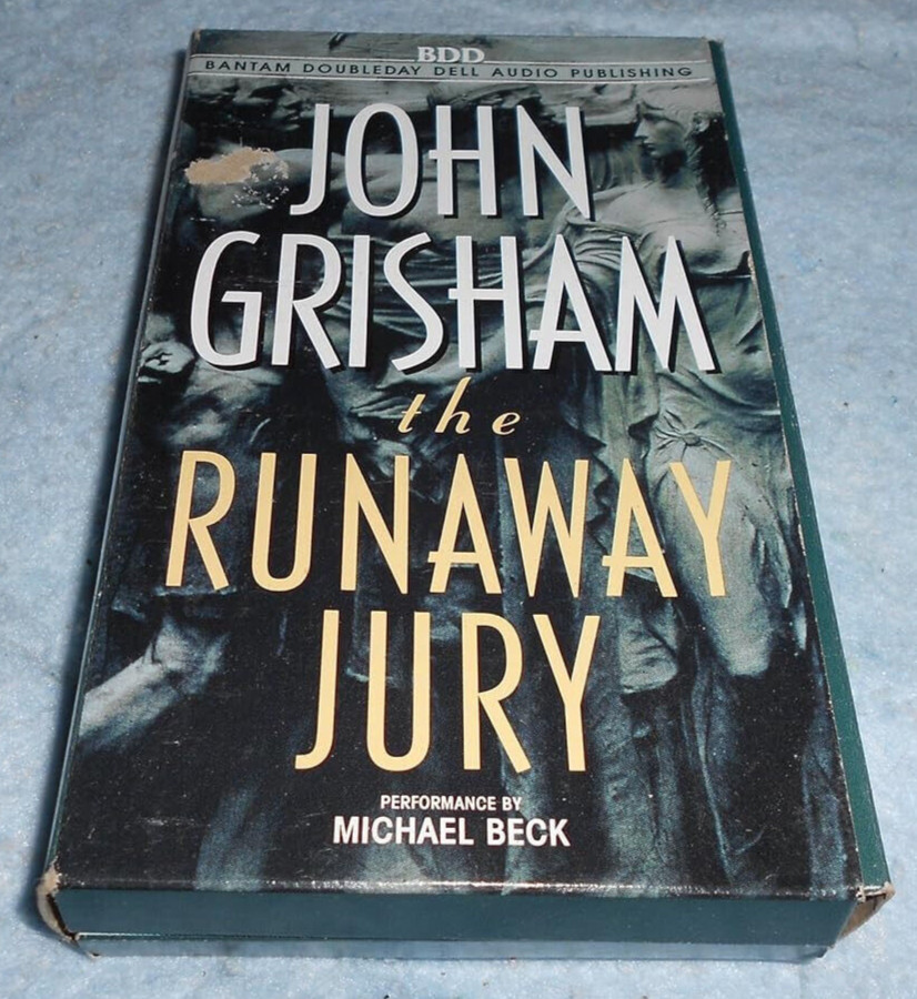 The Runaway Jury John Grisham Audiobook 4 Cassette Tape Read by Michael Beck New