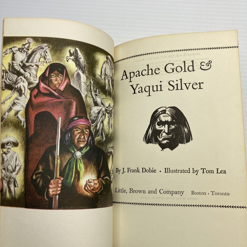 Tom Lea Illustration  Apache Gold & Yaqui Silver Frank Dobie Bramhall House 1939