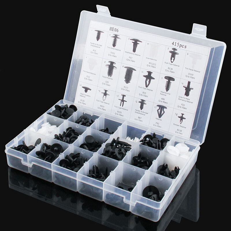 415x Assortments Car Body Push Retainer Pin Rivet Trim Part Clip Panel Moulding