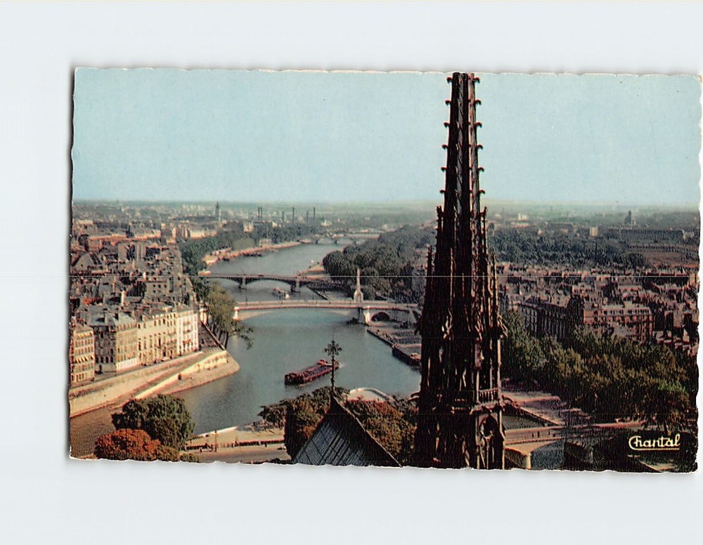 Postcard La Flèche de Notre Dame Paris France