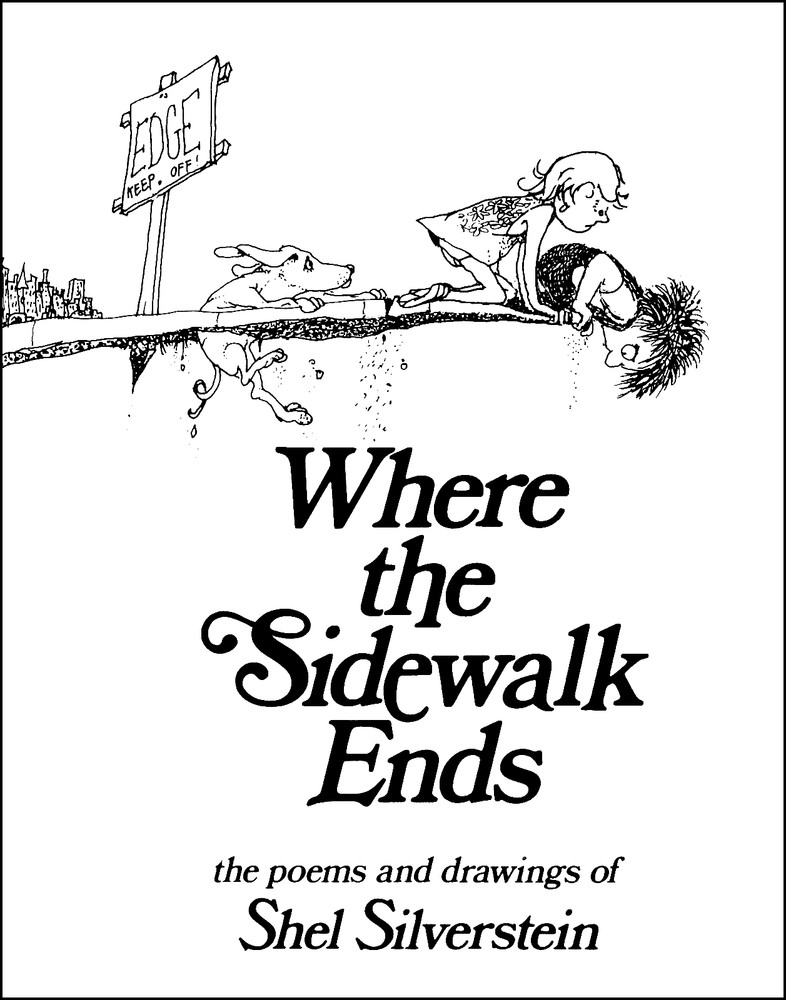 Where the Sidewalk Ends by Shel Silverstein (1974 1st Edition, hardcover)
