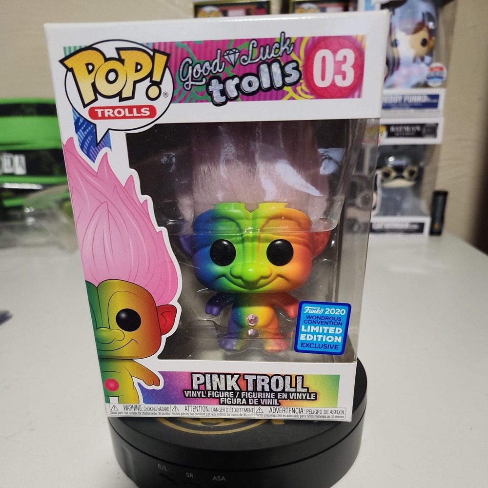 Funko Pop! Vinyl:Trolls -Pink Troll - Barnes & Noble WonderCon. Limited Edition