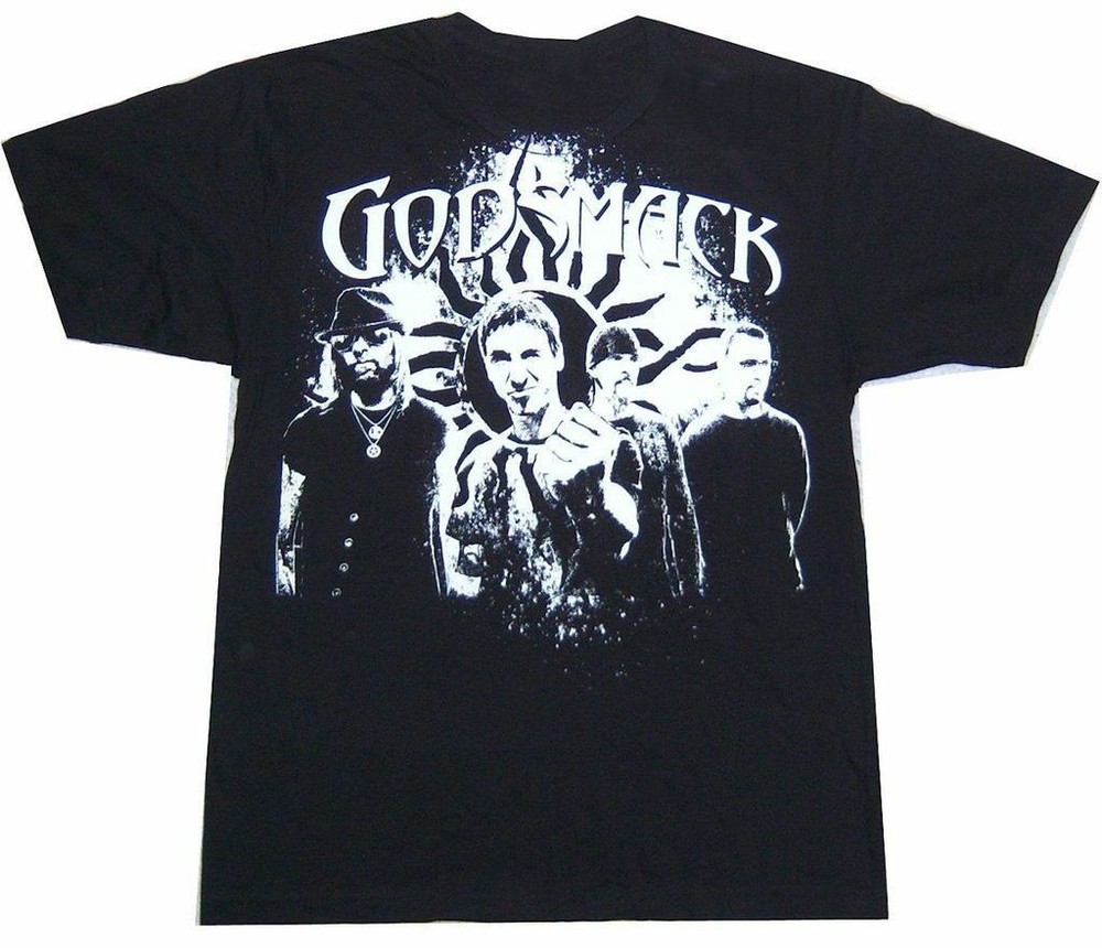 Vintage Godsmack Band Concert Men T-shirt Black Unisex All Sizes S to 4XL