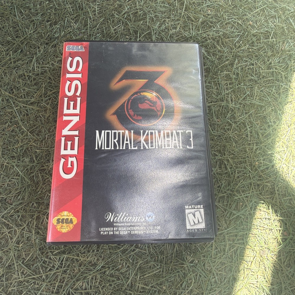 Mortal Kombat 3 Sega Genesis No Manual Game Authentic & Tested