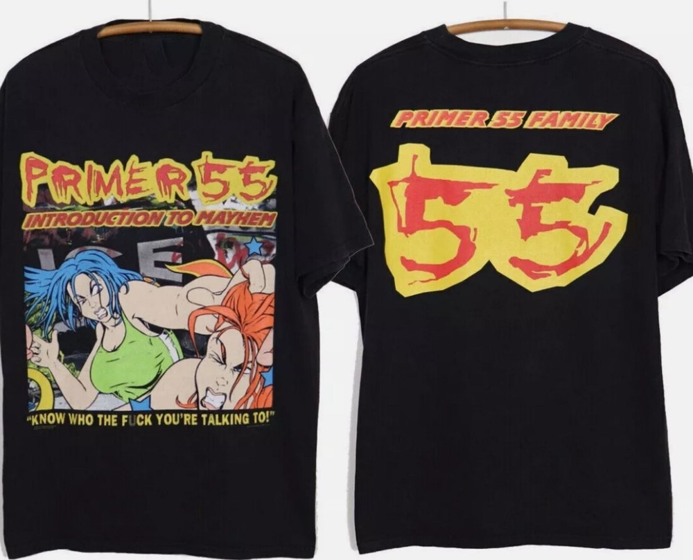 Vintage T-shirt 2000 for Fan Primer 55-Double-Sided shirt Size S-5XL