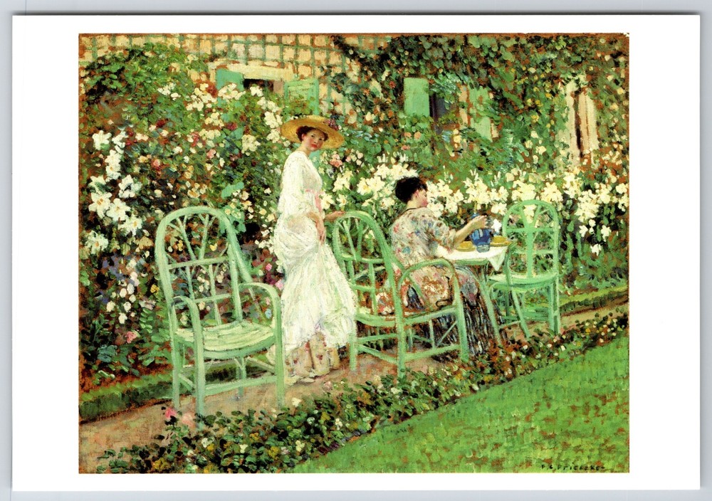 Lilies Frederick Carl Frieseke Musee D’Art Americain 6x4 Postcard