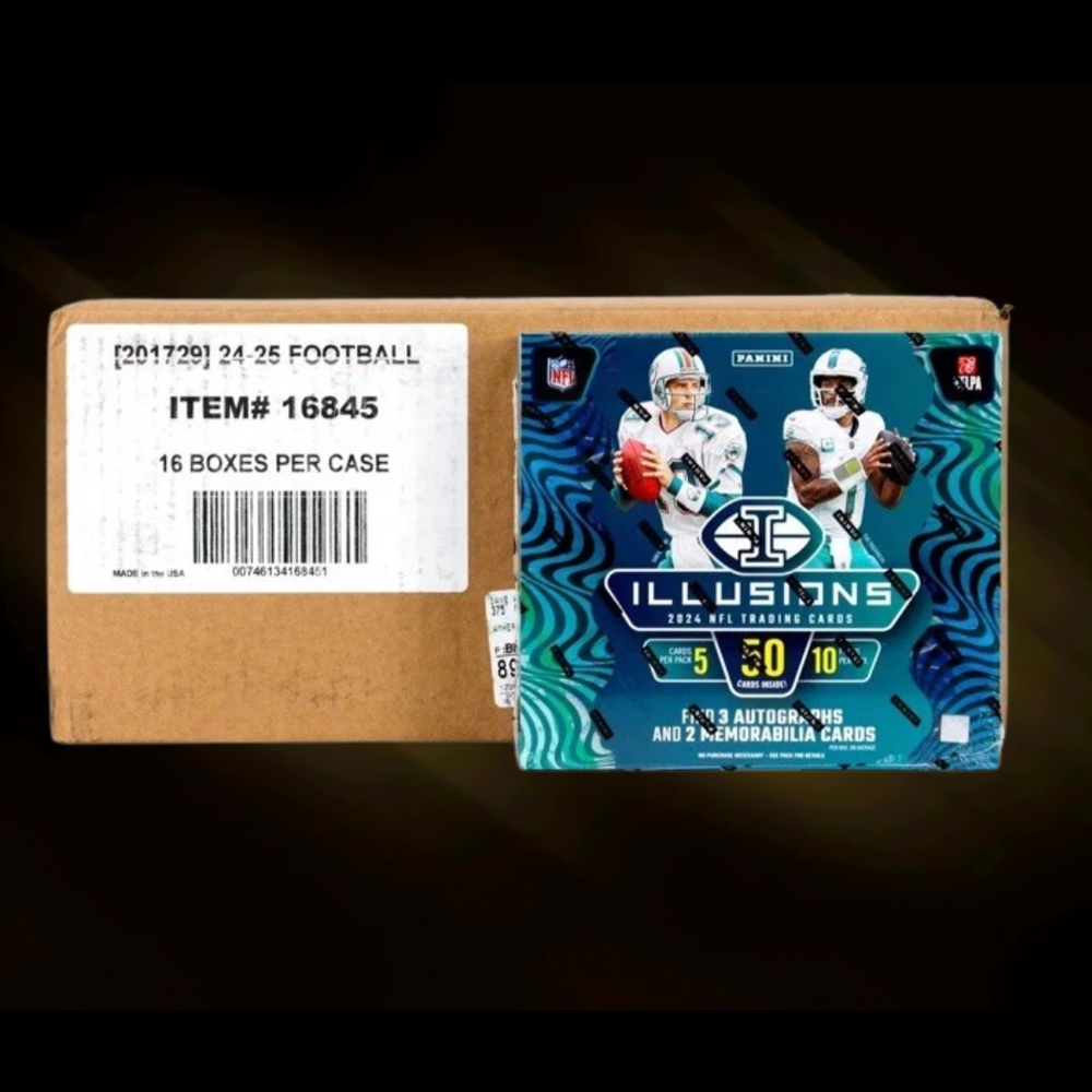 2024 PANINI FOOTBALL - ILLUSIONS HOBBY 16-BOX CASE