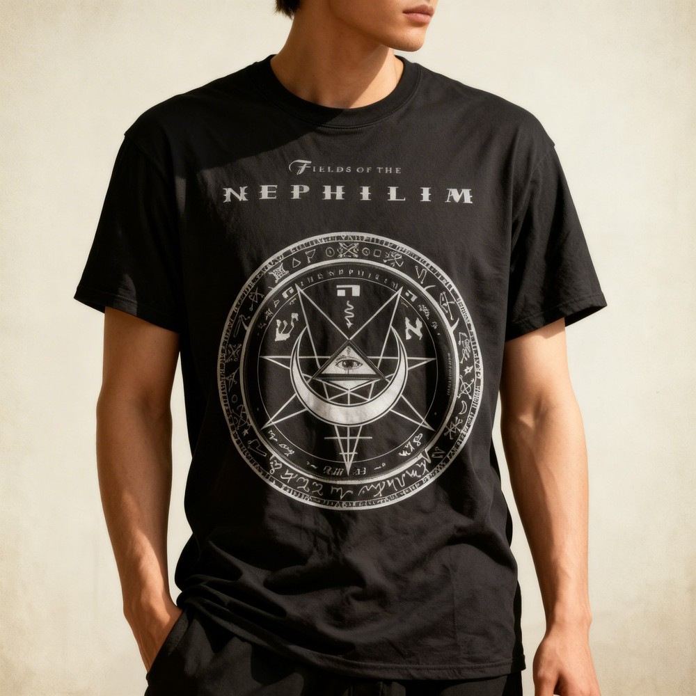 Fields of the Nephilim T-Shirt, Sisters of Mercy, Bauhaus, Killing Joke, The Mis