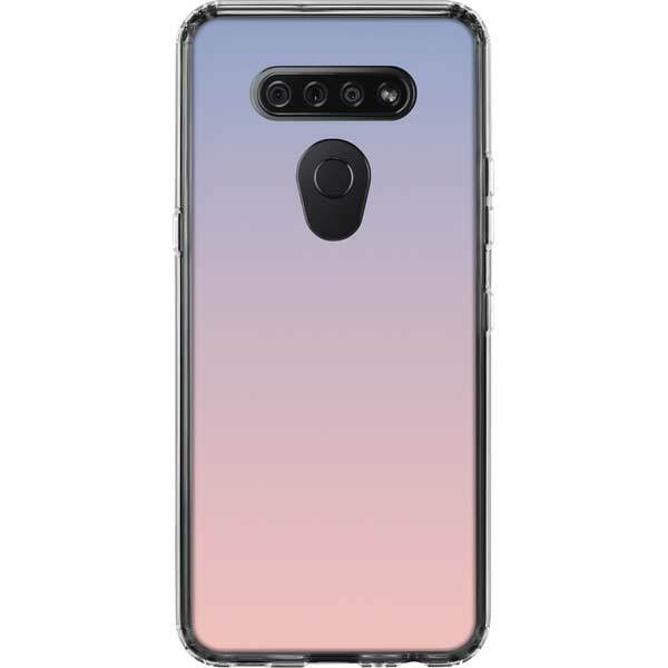 Solids LG K51/Q51 Clear Case - Rose Quartz & Serenity Ombre