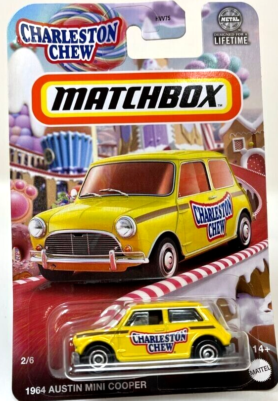 Matchbox Candy Series Charleston Chews 64 Austin Mini Cooper 1/64 scale diecast