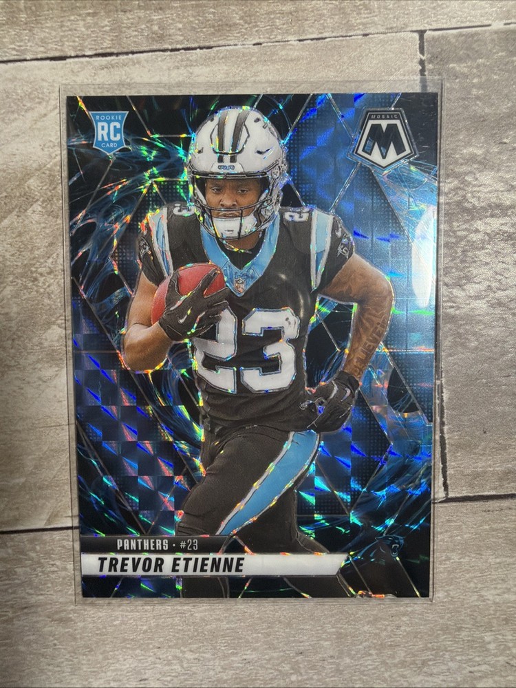2025 Panini Mosaic - Rookies Trevor Etienne #340 Genesis Mosaic Prizm (RC)