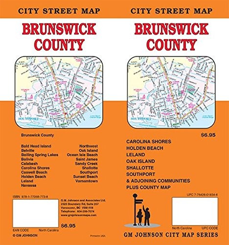 Brunswick County, North Carolina Street Map
