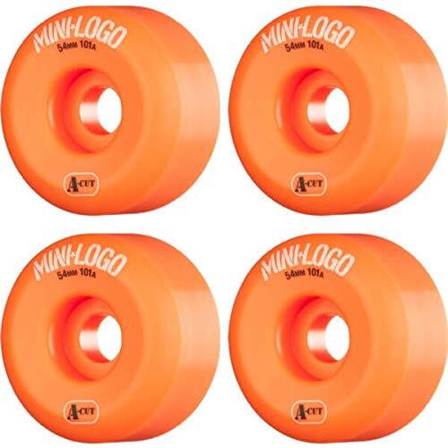 Mini Logo A-Cut Orange Skateboard Wheels - 54mm 101a (Set of 4)