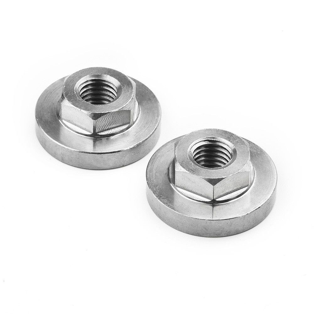 2pcs Thread Replacement Angle Grinder Inner Outer Flange Nut Set Tools