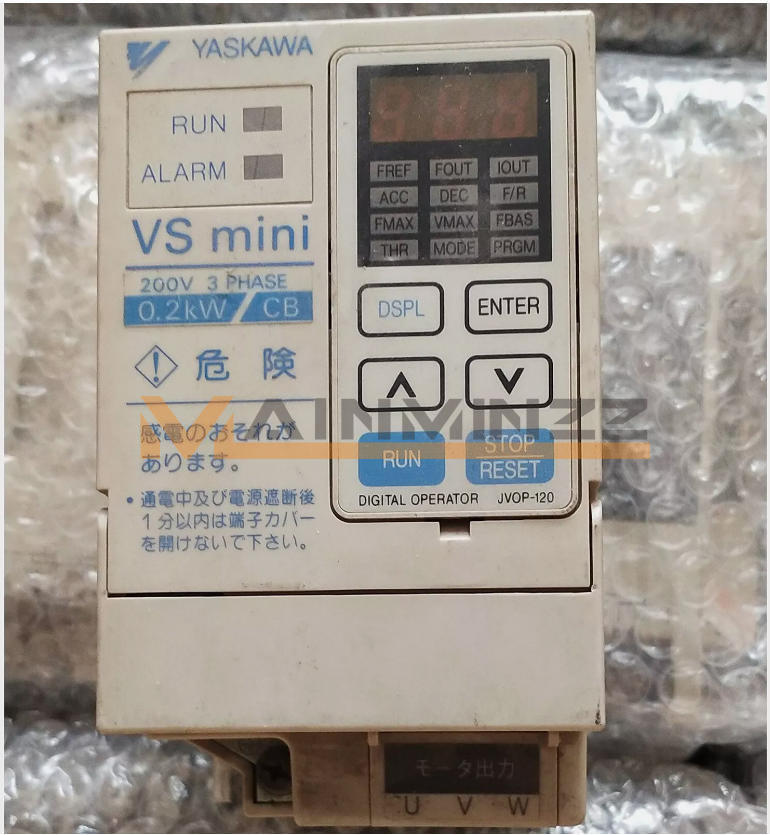 One Used & Tested YASKAWA CIMR-XCBA20P2 Inverter 0.2KW 220V