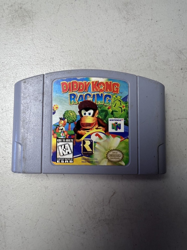 Diddy Kong Racing Nintendo 64 N64 Racing Multiplayer Video Game