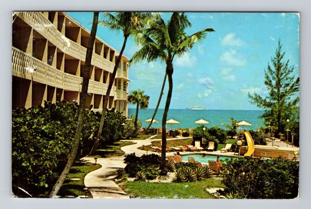 Pompano Beach FL-Florida, Native Sun, Advertising, Vintage Postcard