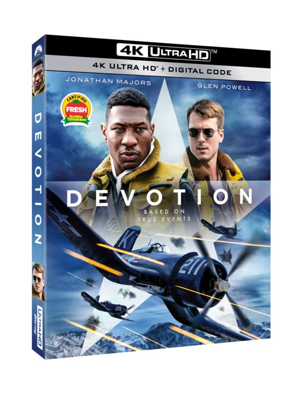 DEVOTION (Blu-ray) Jonathan Majors Glen Powell Christina Jackson