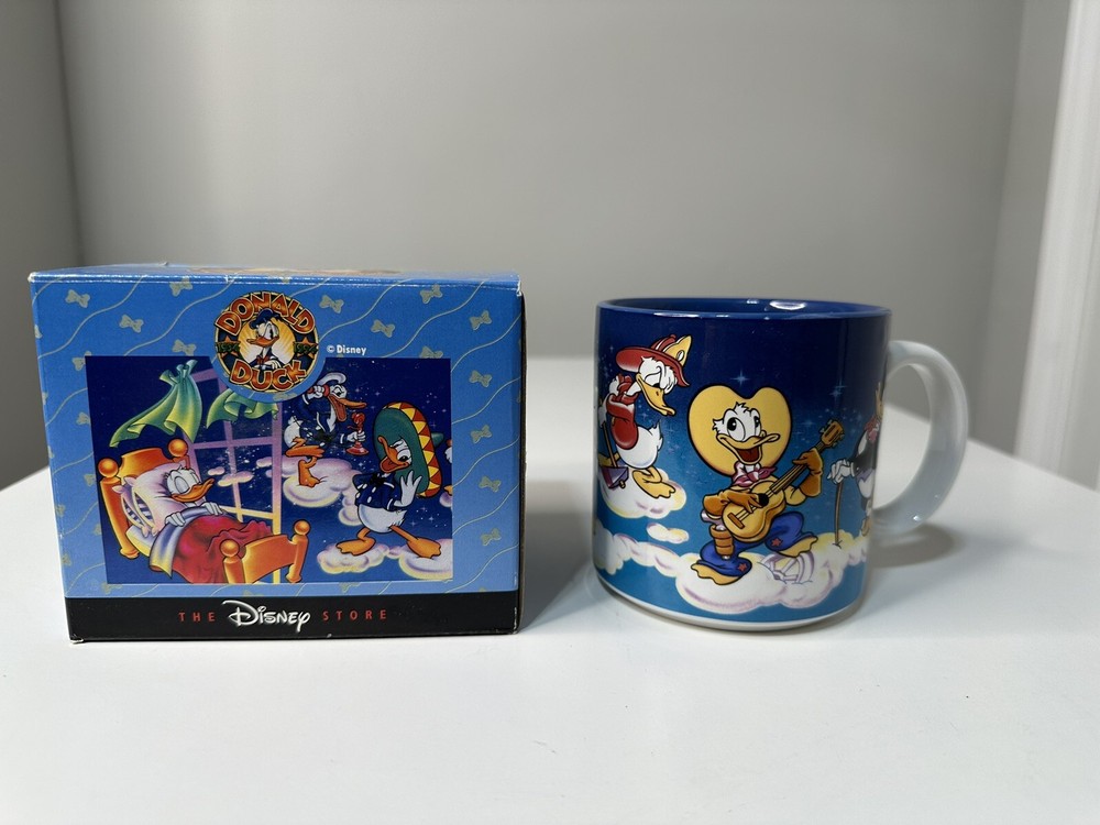 Vintage Disney Donald Duck Movie Coffee Mug with Original Box New