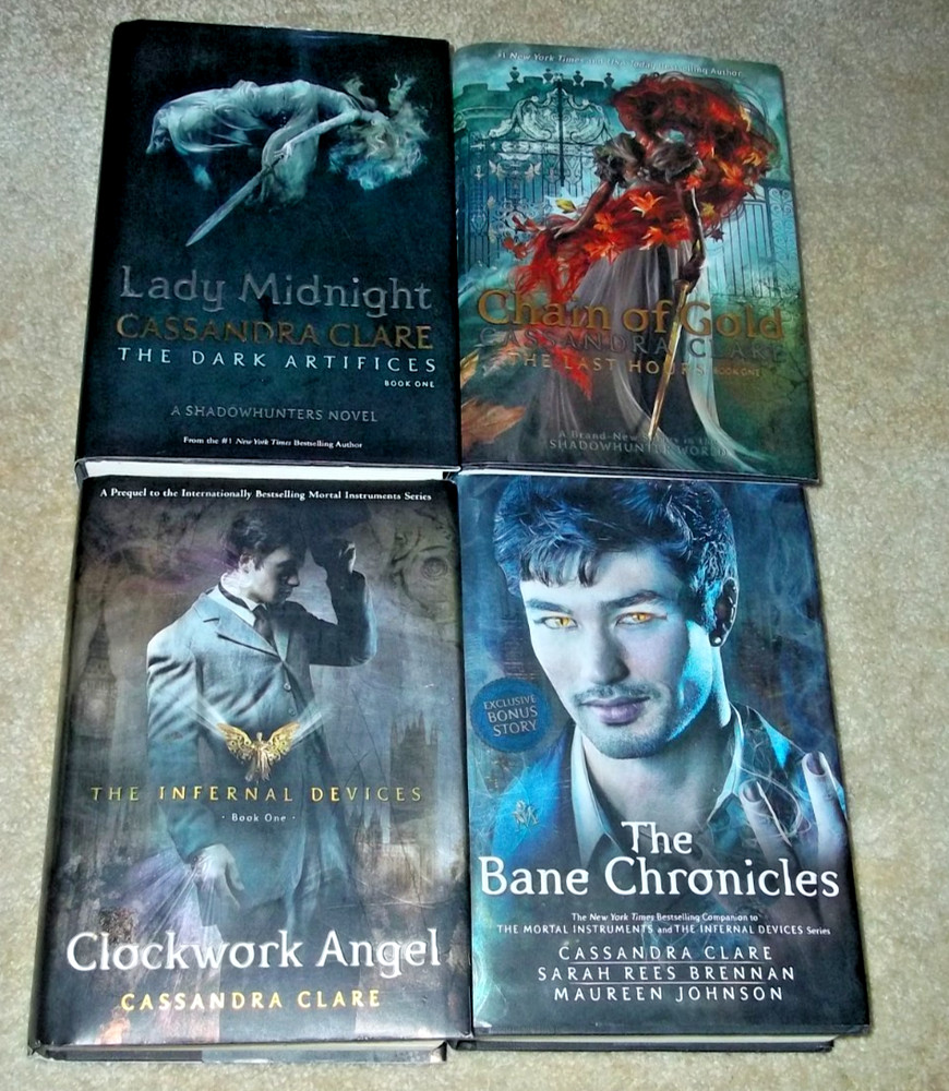 Lot of 4 hardbacks by Cassandra Clare FIRST EDITIONS LN