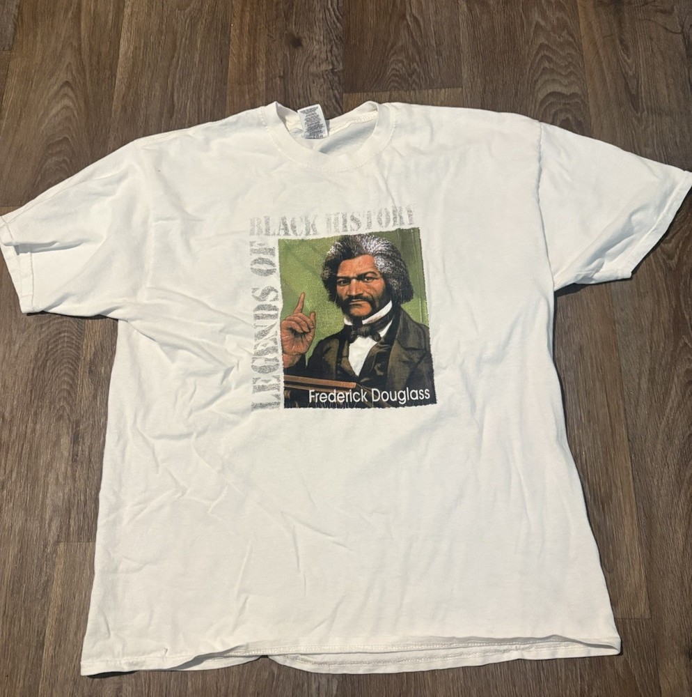 Vintage Frederick Douglass Shirt Mens XL Black History Legends