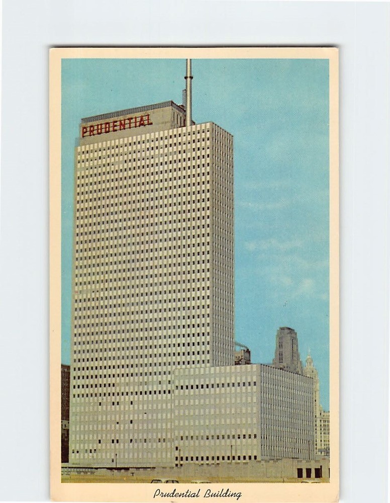 Postcard Prudential Building  Chicago Illinois