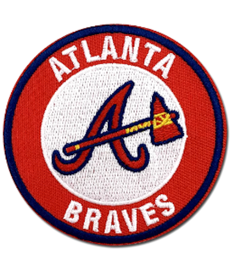ATLANTA BRAVES - MLB - VINTAGE BASEBALL - Embroidered Iron-On Patch