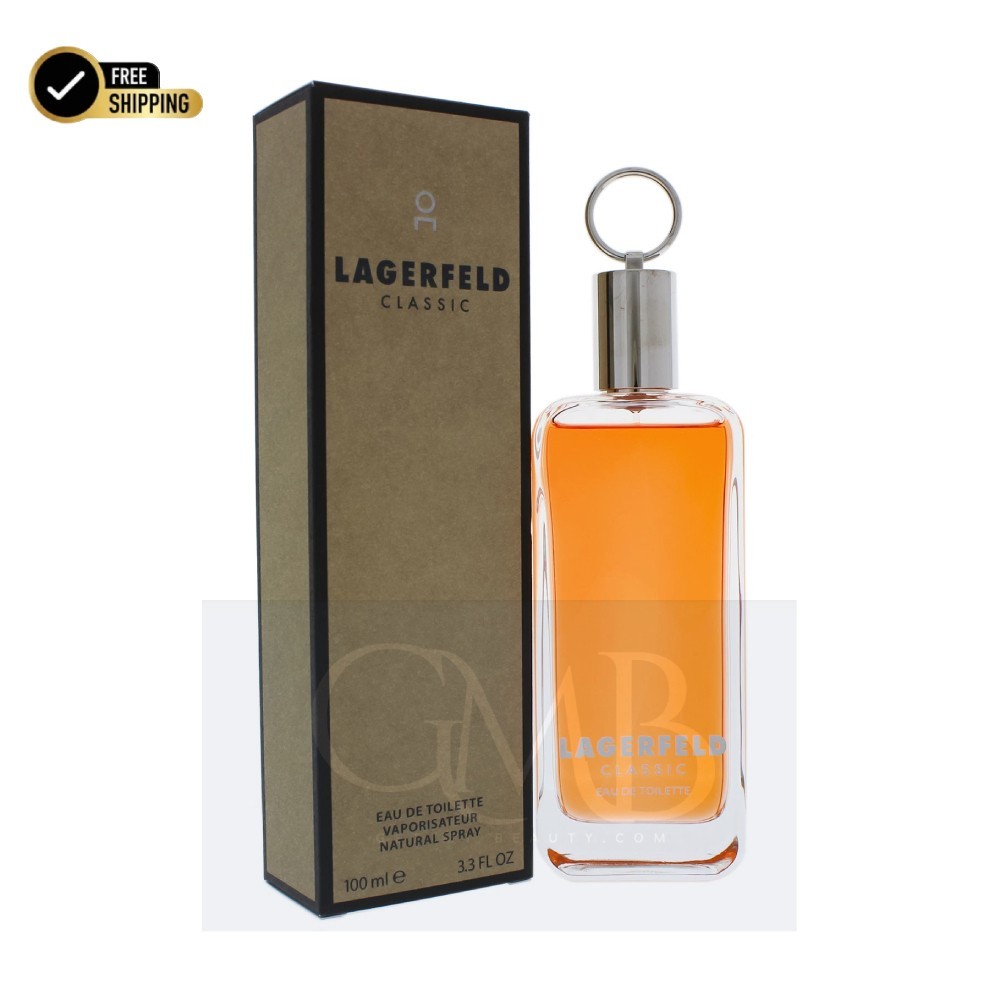 Lagerfeld Eau de Toilette Spray 3.3 oz 100 ml Cologne for Men New in Box
