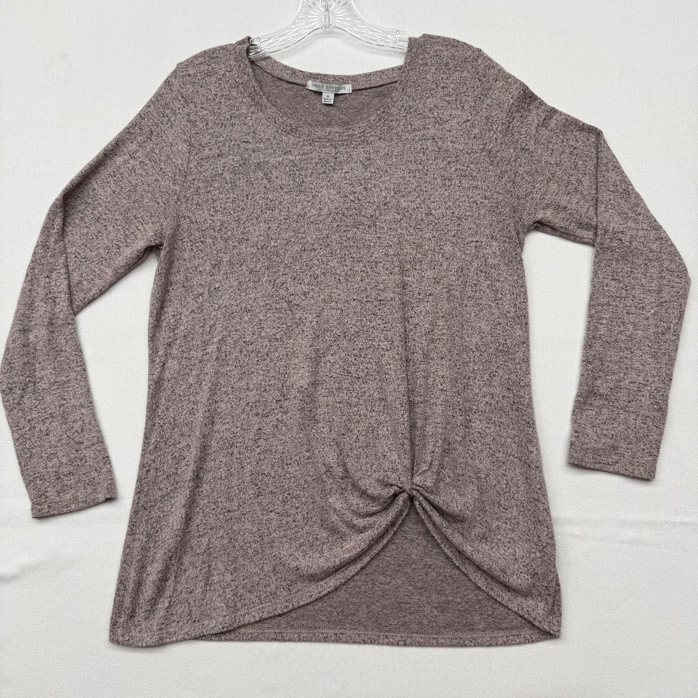 Green Envelope Los Angeles Women’s Long Sleeve Blouse Pink/Gray Size M