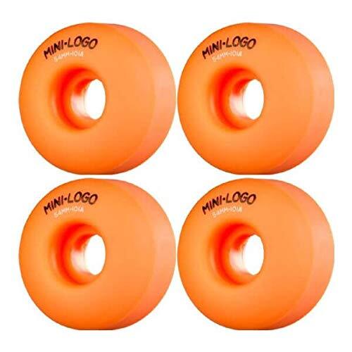 Mini Logo C-Cut Orange Skateboard Wheels - 54mm 101a (Set of 4)