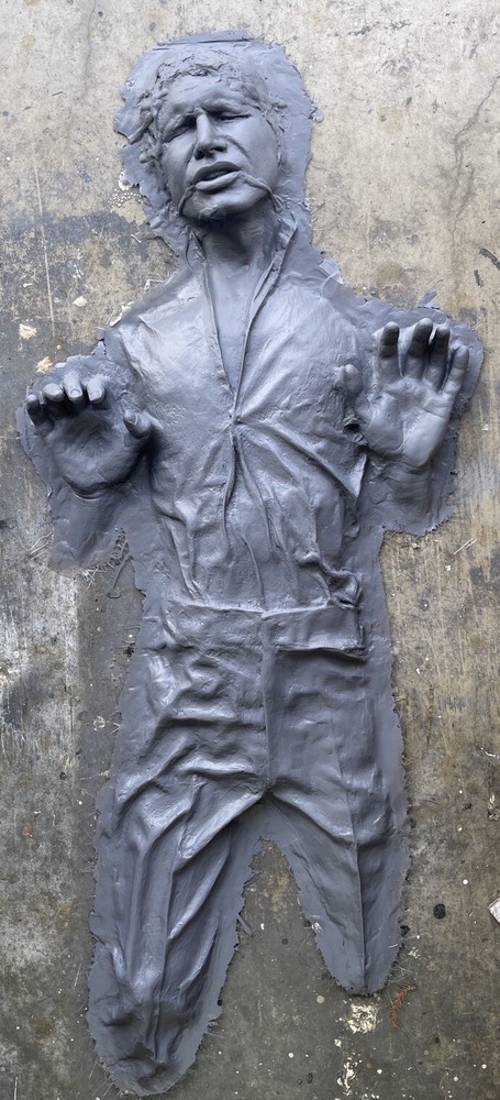 Life Size Han Solo in Carbonite Cast Uncut Movie Replica-image