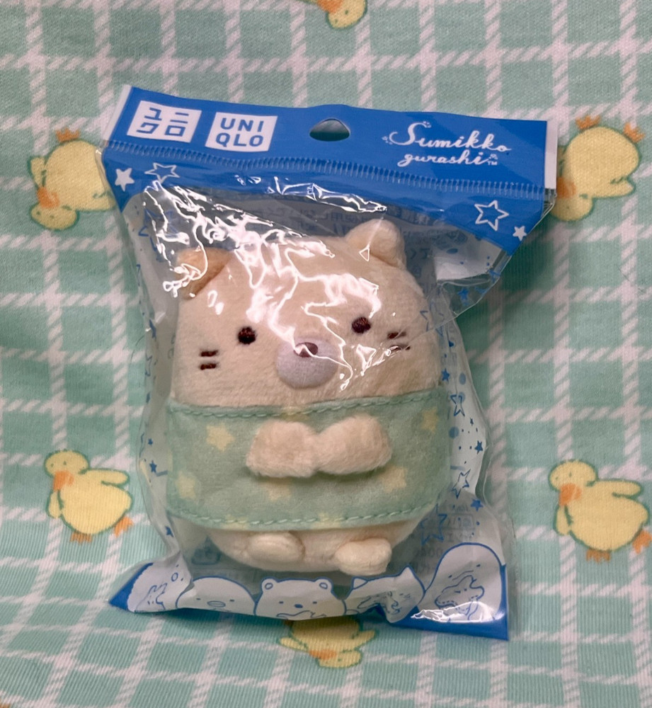 Sumikko Gurashi Uniqlo Collab Limited Neko Tenori Handheld Plush
