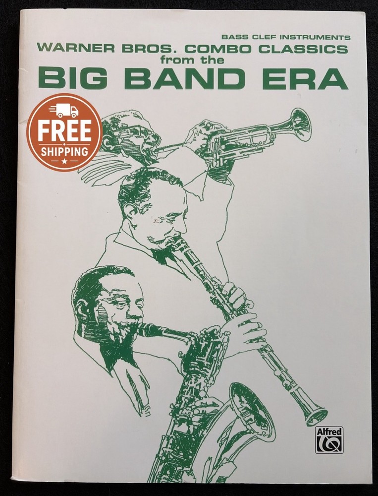 Big Band Era Vol 1 Bass Clef Instrument Jazz Ensemble Sheet Music Book