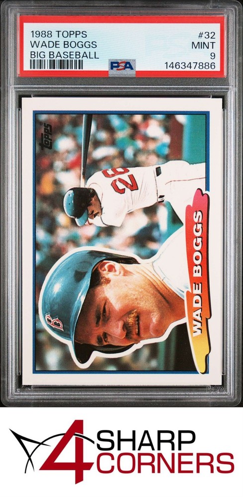 1988 Topps Big Baseball #32 Wade Boggs Red Sox Hof Psa 9Get unbeatable industry-low consignment rates at 4SC!