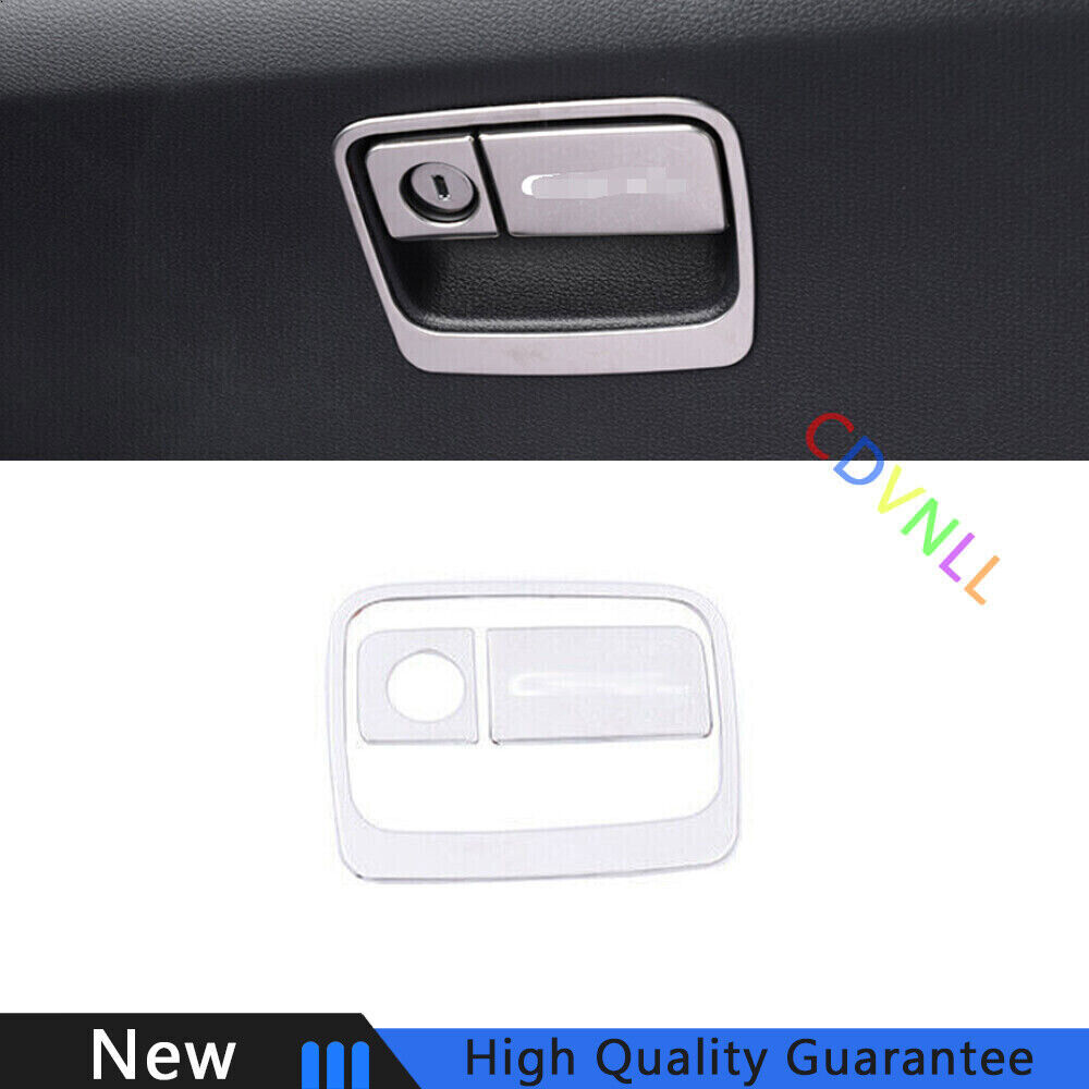 For Honda CRV CR-V 2017-2022 Silver Steel Co-Pilot Storage Box Handle Bowl Trim