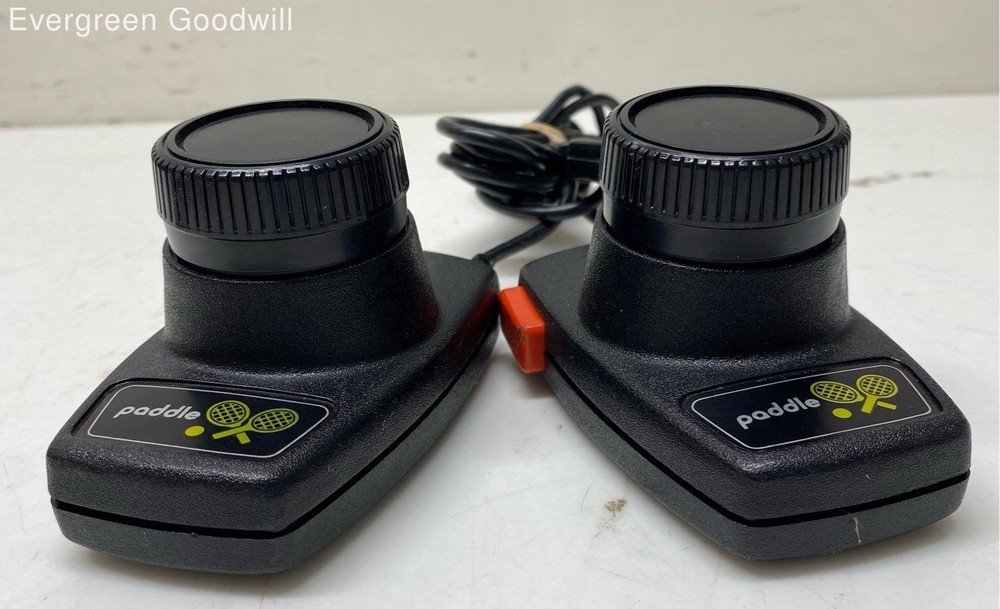 Atari CX30 Paddle Controllers Atari 2600 Vintage OEM Pair P/R