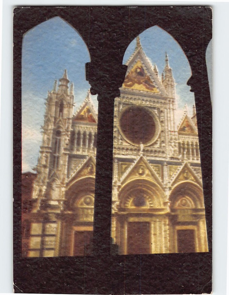 Postcard Siena Cathedral Siena Italy