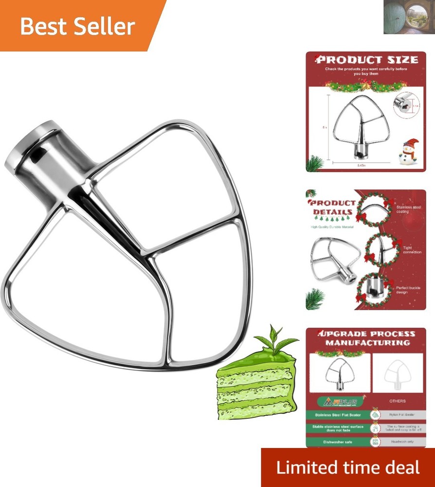 Universal Fit K45B Paddle Attachment for 4.5QT Mixer Efficiency Boost