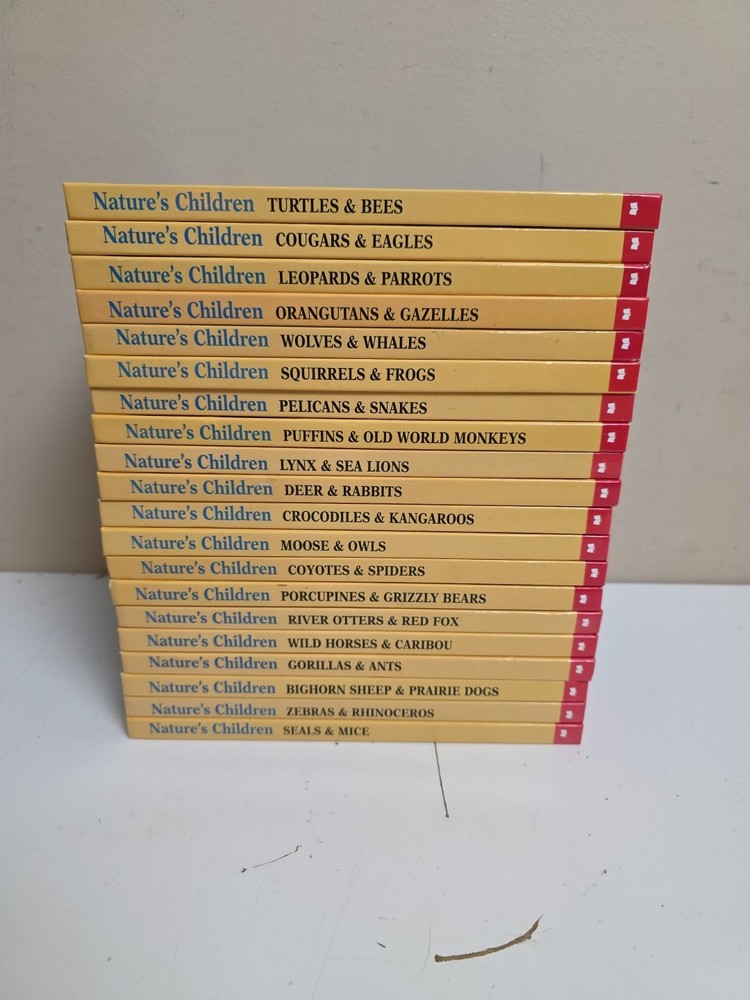 Lot 20 Getting to Know Nature's Children Series • Scholastic Books Are In EC