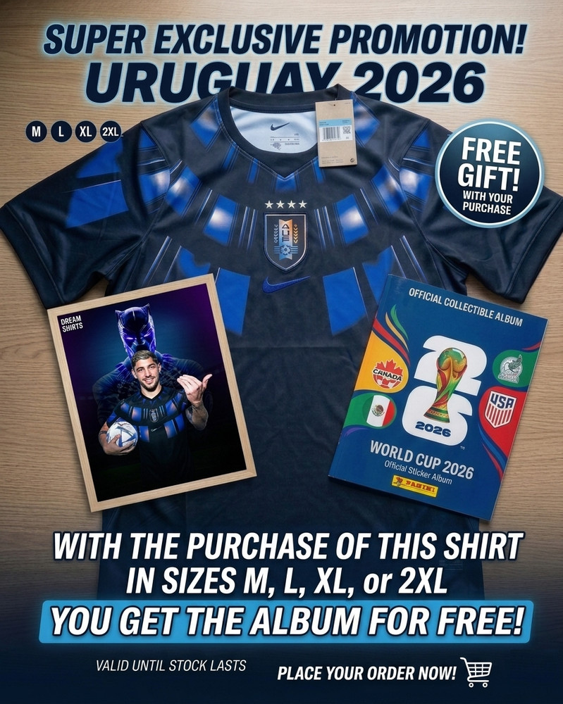 Uruguay Soccer Jersey 2026 - WAKANDA LIMITED EDITION - New with Tags