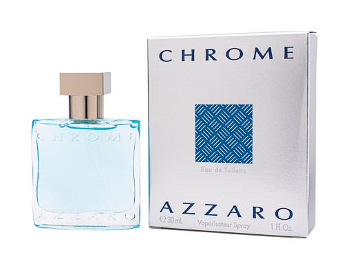 Chrome by Azzaro Cologne for Men 1.0 oz Brand New In Box