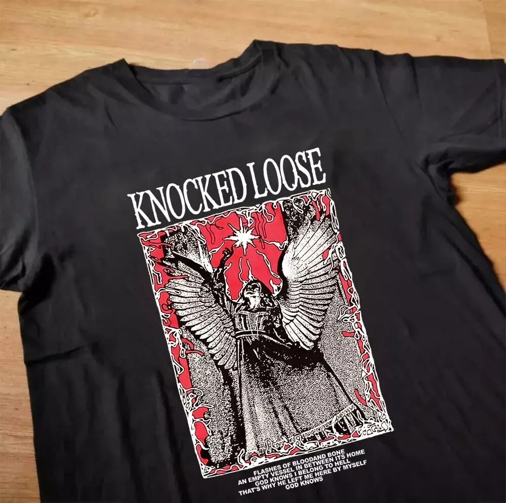 Band Knocked Loose Cotton Black Men Size S-5XL T Shirt KK218
